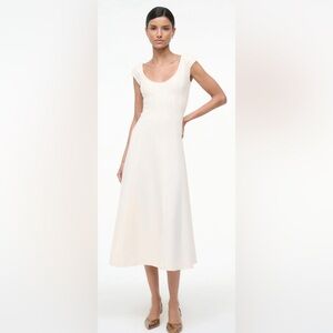 STAUD - CHARLOTTE DRESS ECRU